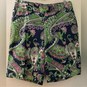 Lilly Pulitzer excelled condition Randi Bermuda Royal Poinciana cotton size 4